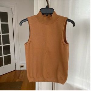 Anthropologie Camel Sleeveless Tank Top